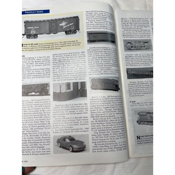 Model Railroader Magazine Back Issue u  May 1997 Vol 64 No 5 Canadian National i - Picture 7 of 10